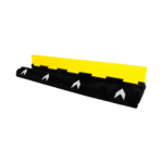 1 Channel PVC Reflective Cable Protector with Flip Open Lid