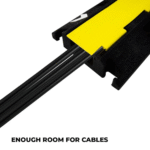 1 Channel PVC Reflective Cable Protector with Flip Open Lid