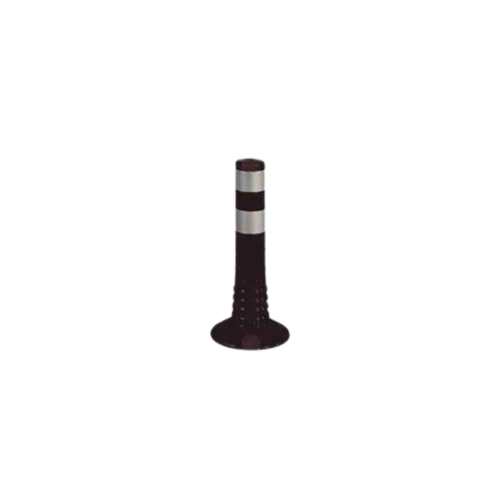 Delineator 45 CM Black AHSL-12284 UB Unbreakable with Reflective Tape