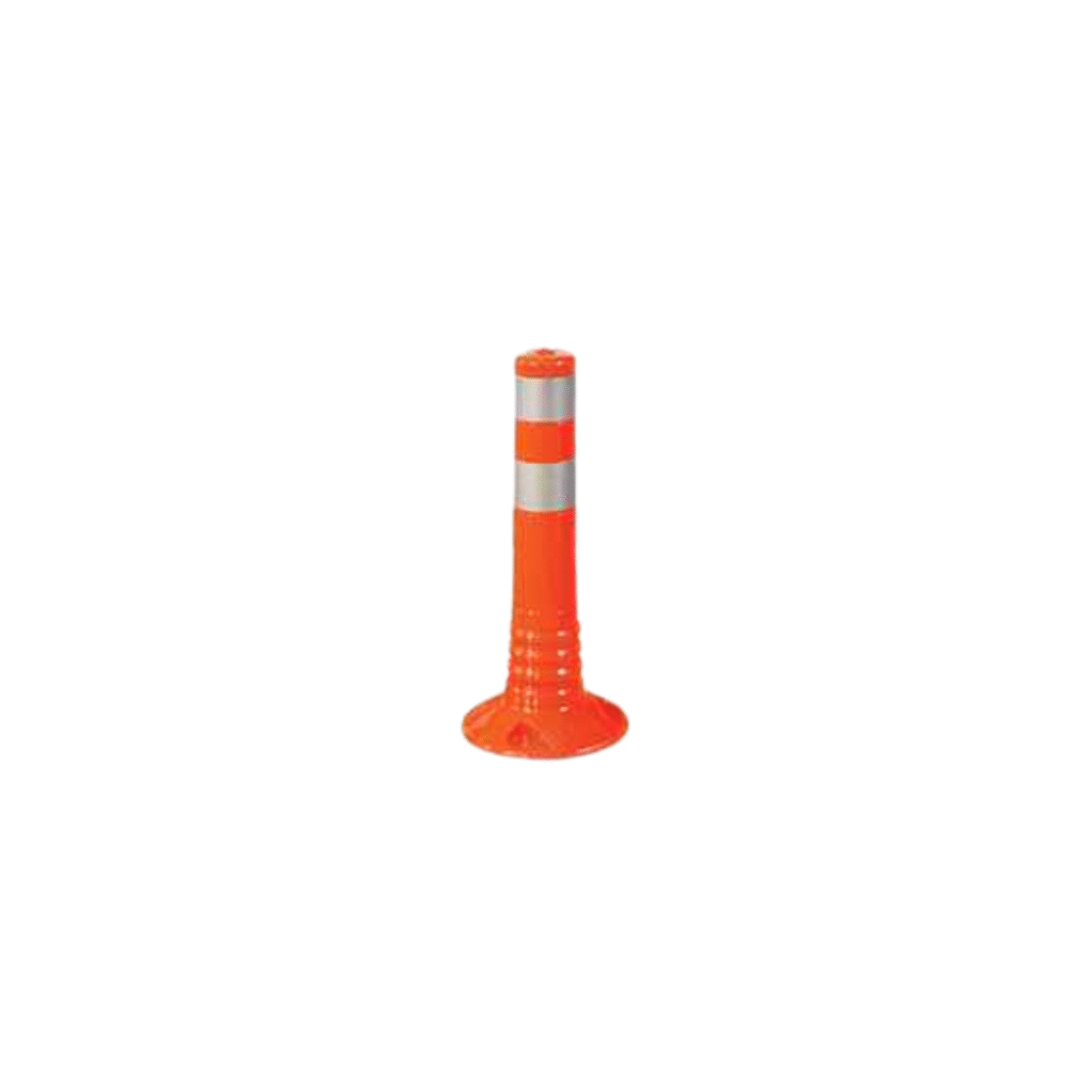 Delineator 45 CM Orange AHSL-12214 UB R Unbreakable with Reflective Tape