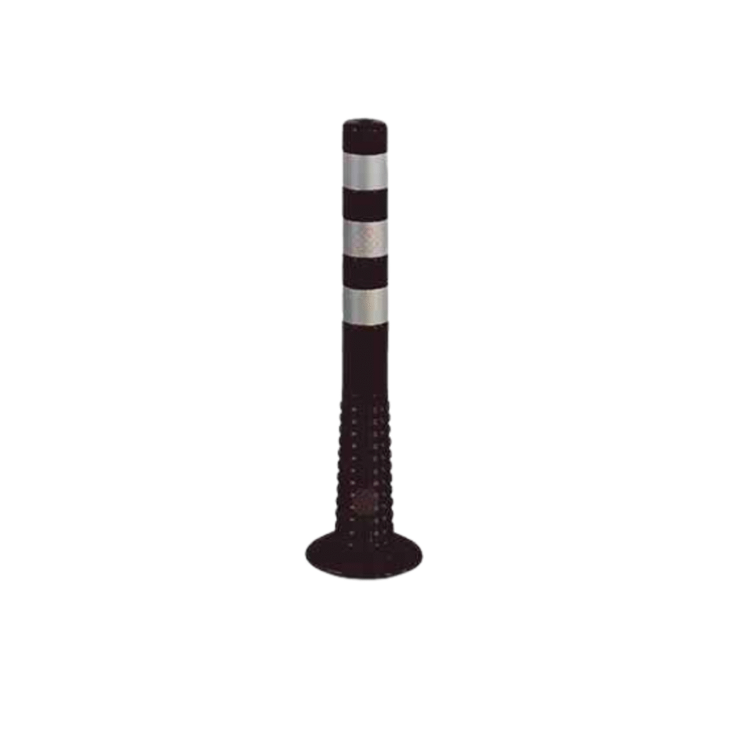 Delineator 75 CM Black AHSL-12286 UB R Unbreakable with Reflective Tape