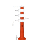 Delineator 75 CM Orange TPE Traffic Safety Post