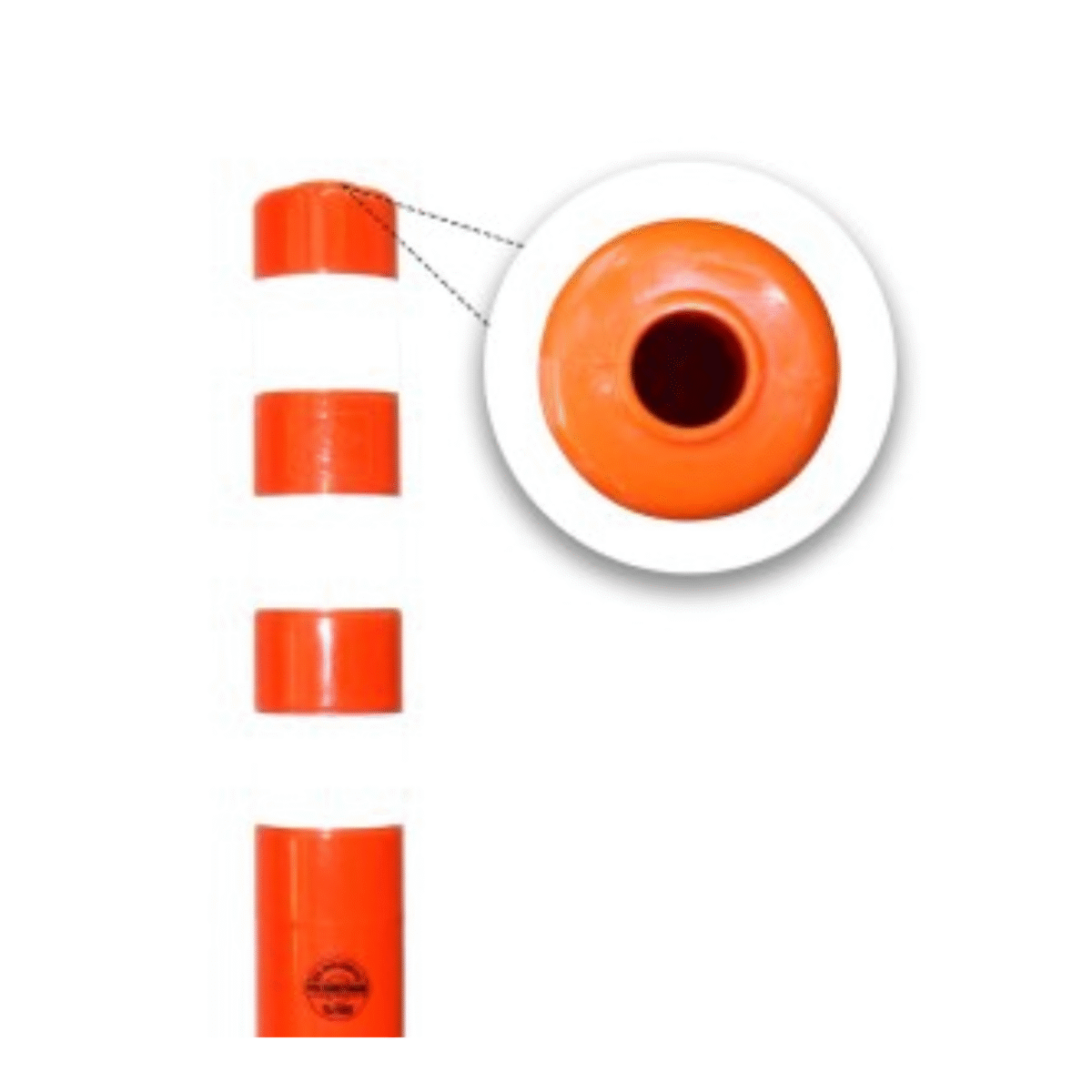 Delineator 75 CM Orange TPE Traffic Safety Post