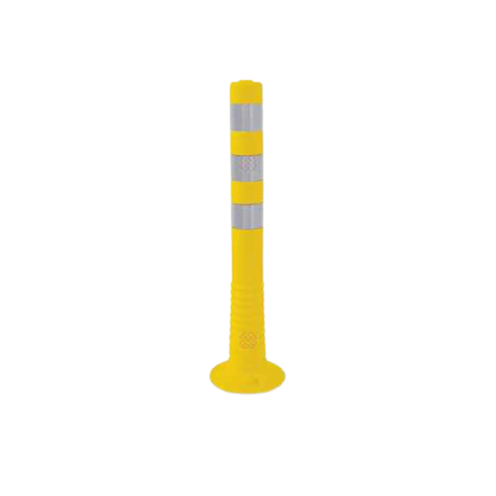 Delineator 75 CM Yellow AHSL-12242 UB R Unbreakable with Reflective Tape