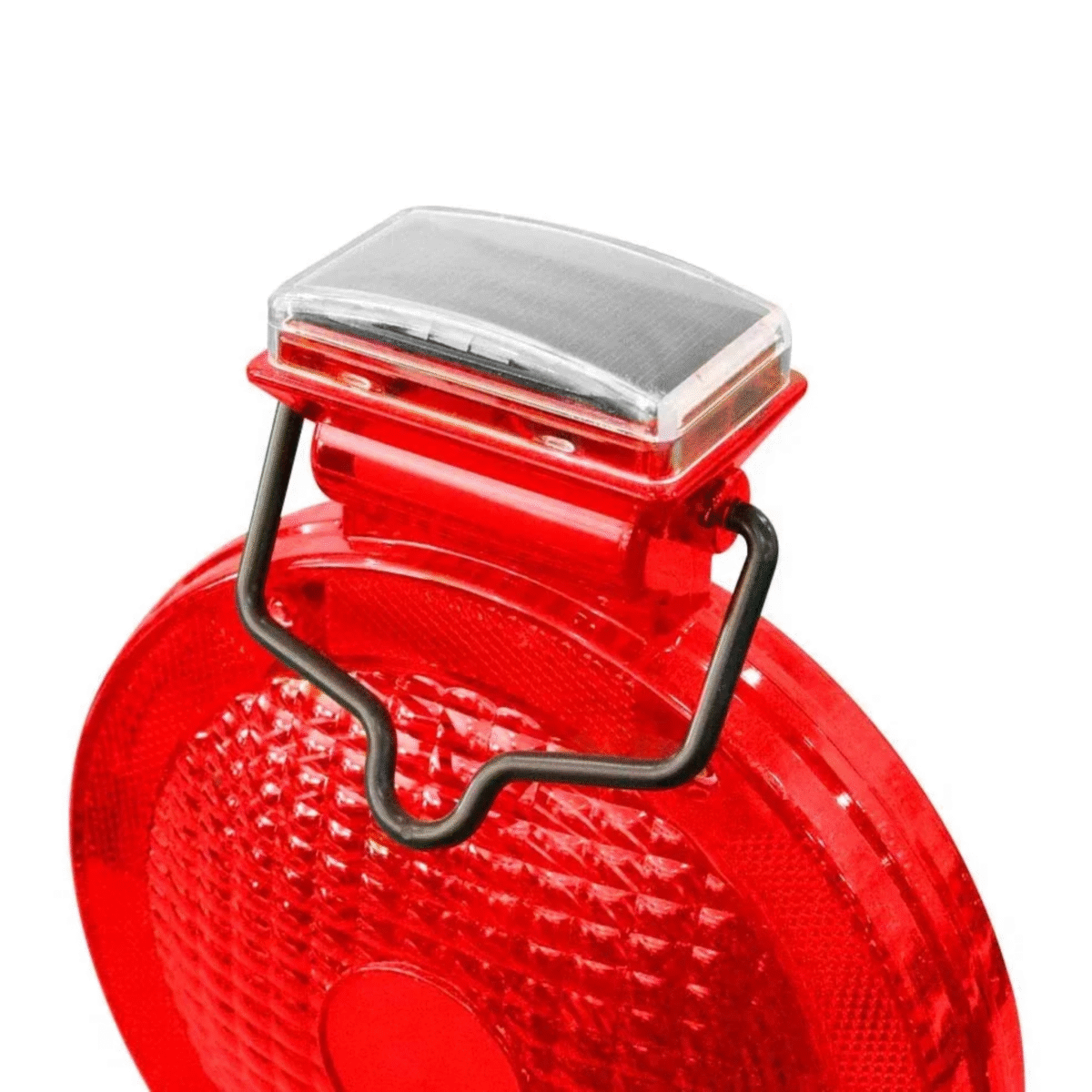 Directional Warning Solar LED Flasher Light - Red