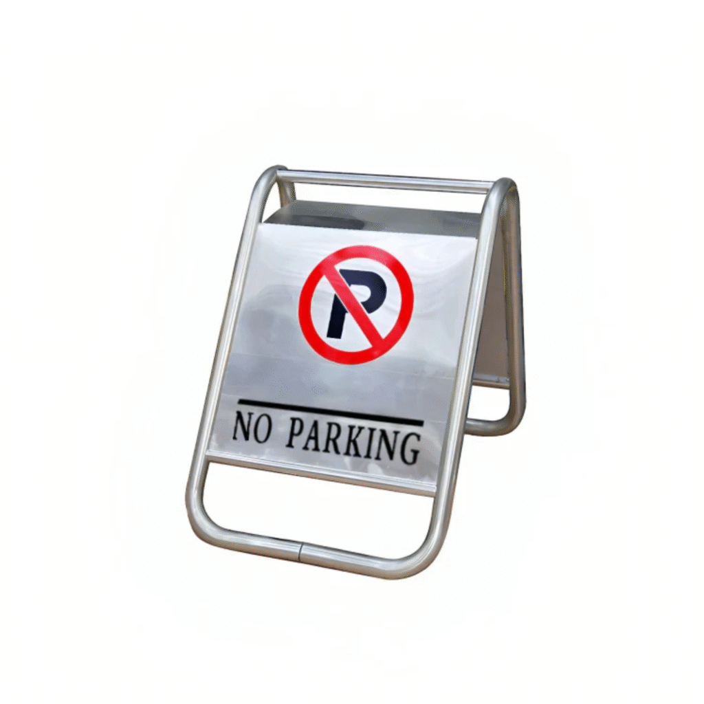 Double-Sided Lightweight Stainless Steel Full Parking Floor Sign