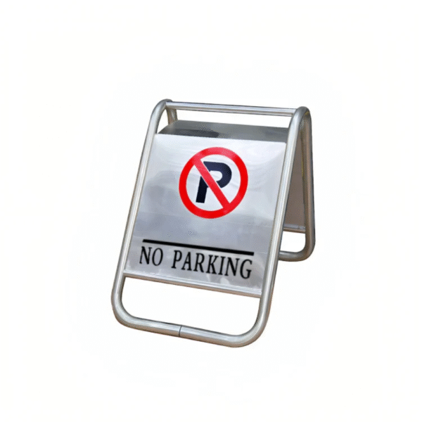 Double-Sided Lightweight Stainless Steel Full Parking Floor Sign
