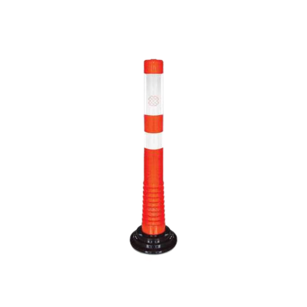 Glue Delineator 75cm Orange AHSL-12232 UB R Unbreakable with Reflective Tape
