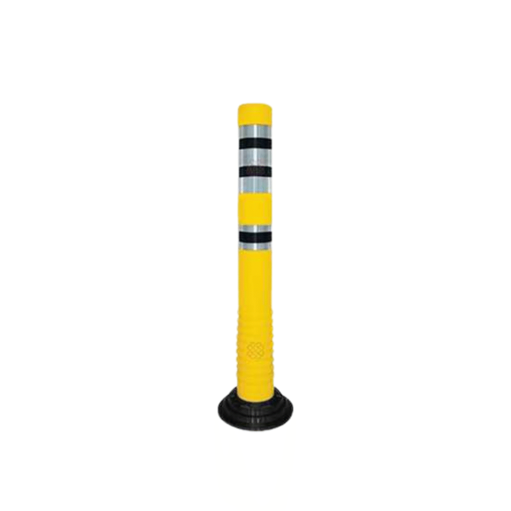 Glue Delineator 75cm Yellow AHSK-12230 UB R Unbreakable with Reflective Tape