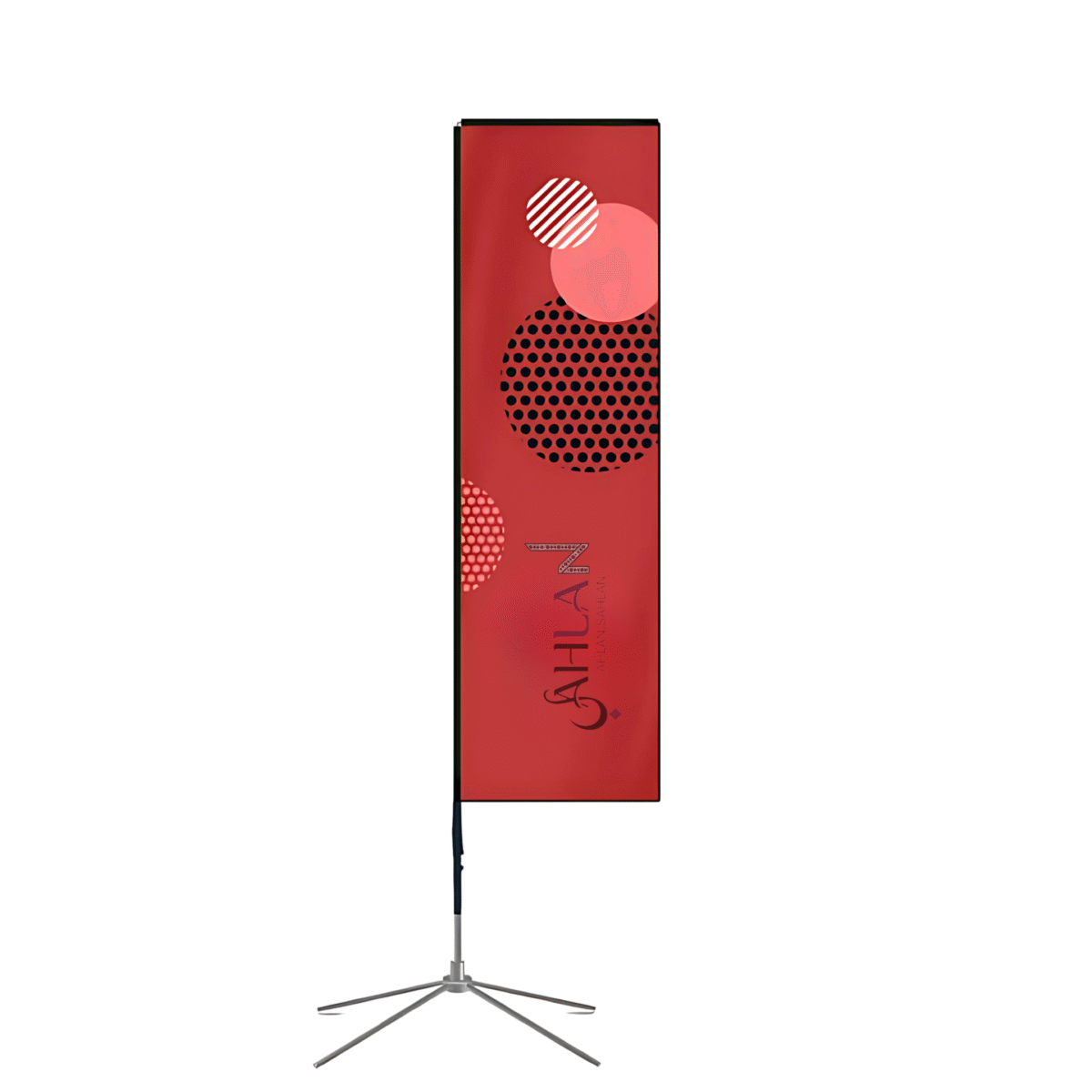 L Shape Flag Customizable Advertising Banner