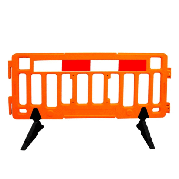 Orange Safety Barricade - 1.1 Meters