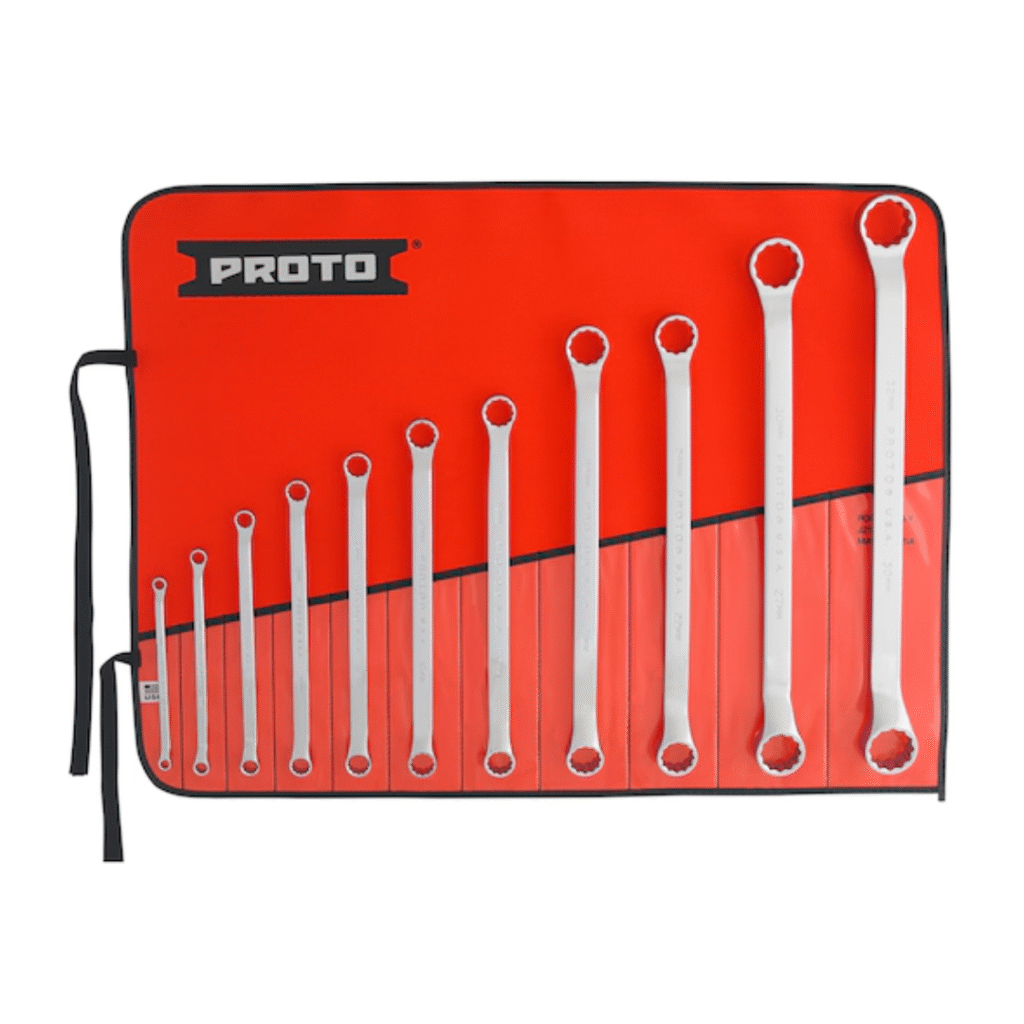 Proto J1100S-M 11-Piece Metric Box End Wrench Set, Offset & Polished