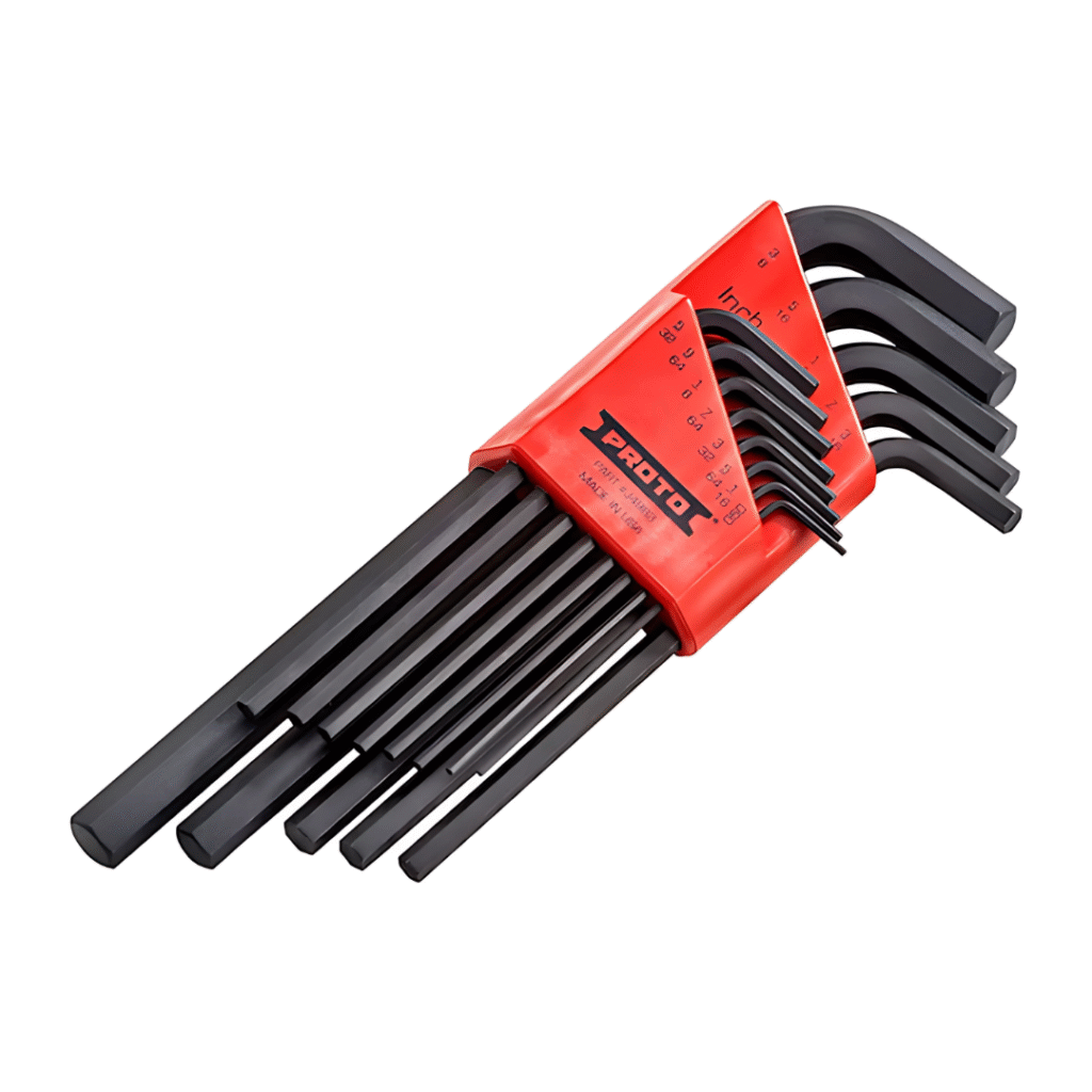 Proto J498313 Piece Long Hex Key Set with Molded Holder