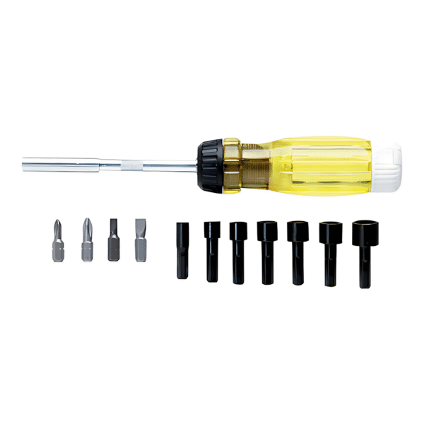Proto J9322 11-in-1 Multi-Bit Ratcheting Screwdriver Set