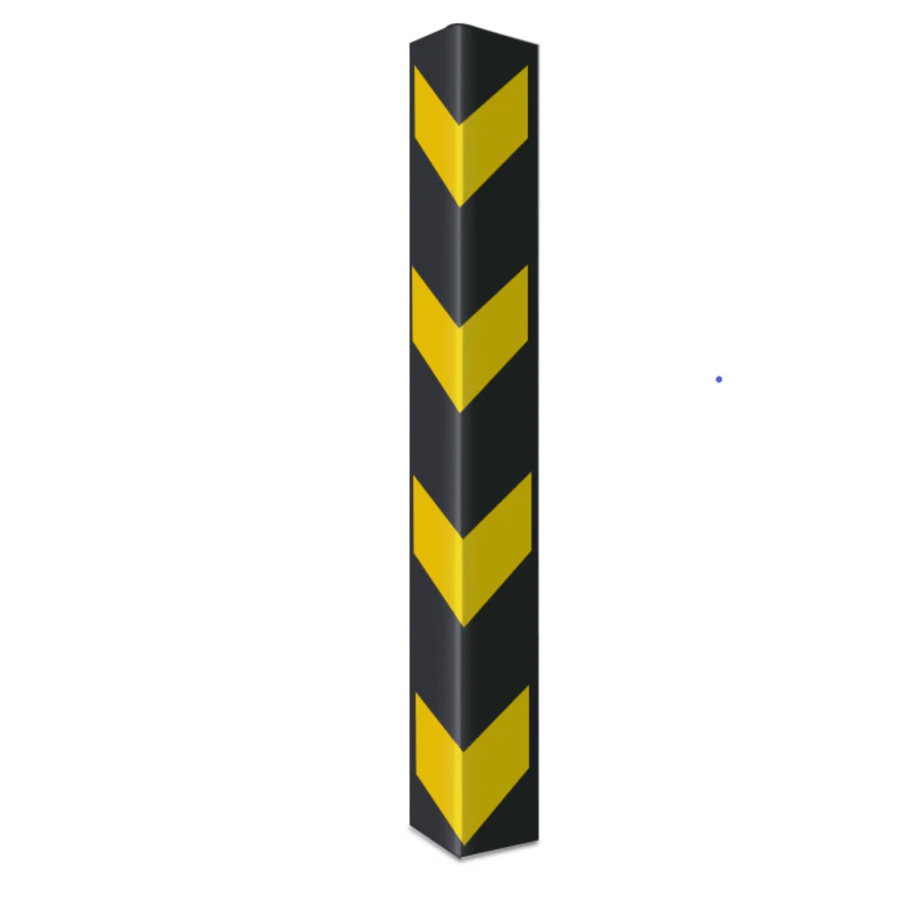 Reflective PVC Corner Guard 100CM for Wall and Pillar Protection