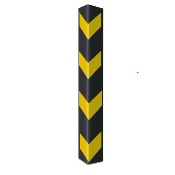 Reflective PVC Corner Guard 100CM for Wall and Pillar Protection