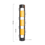 Reflective Wall Corner Guards for Parking Corner Protector - 2 Pcs