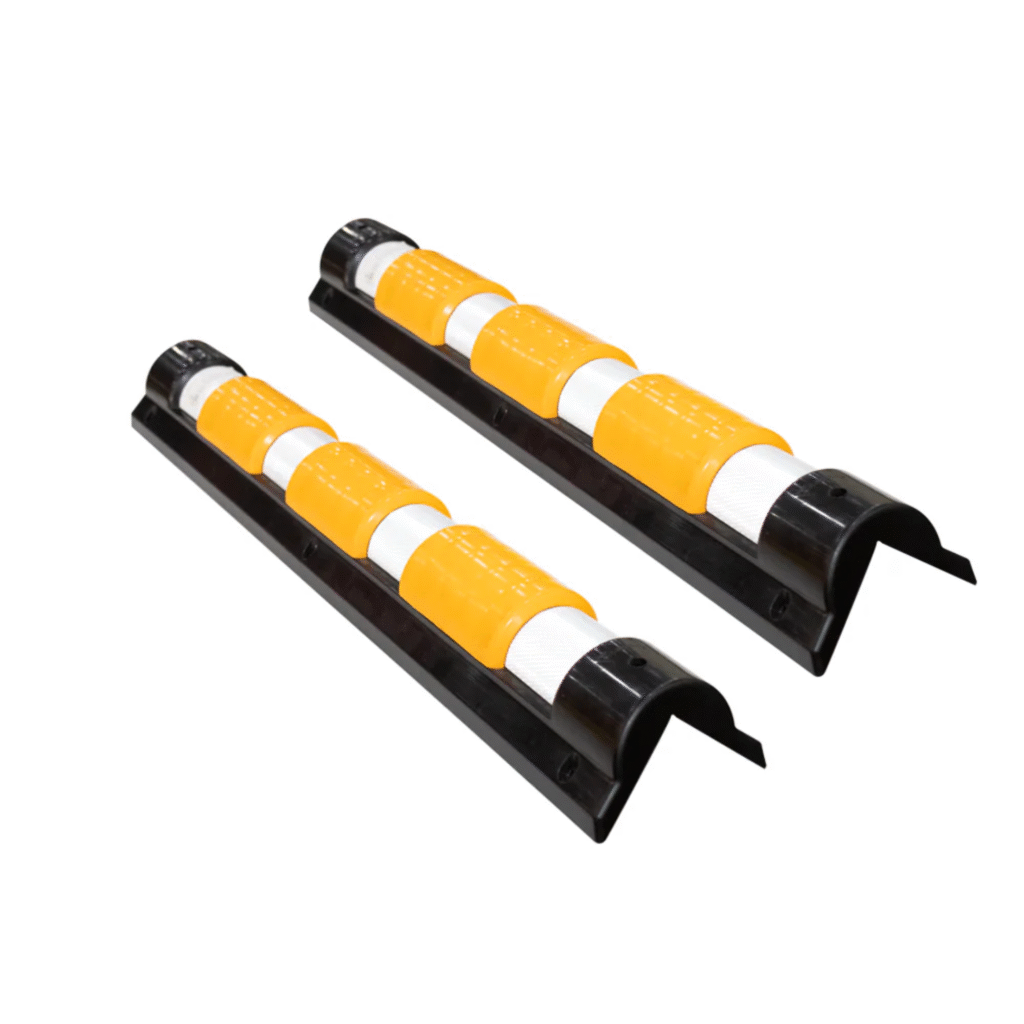 Reflective Wall Corner Guards for Parking Corner Protector - 2 Pcs