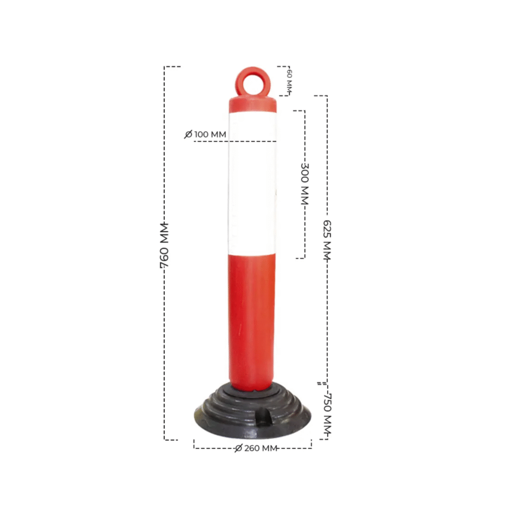 Spring Post 80cm Flexible Traffic Bollard