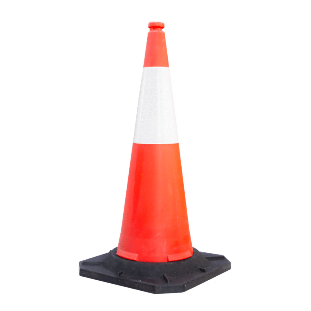 Traffic Cone 100cm 5 KG with Reflective Sheet