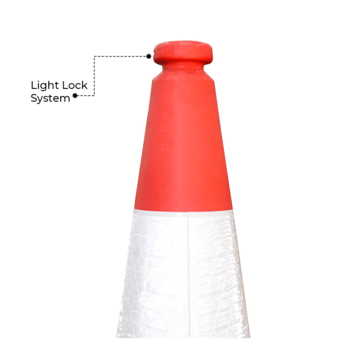 Traffic Cone 100cm 5 KG with Reflective Sheet