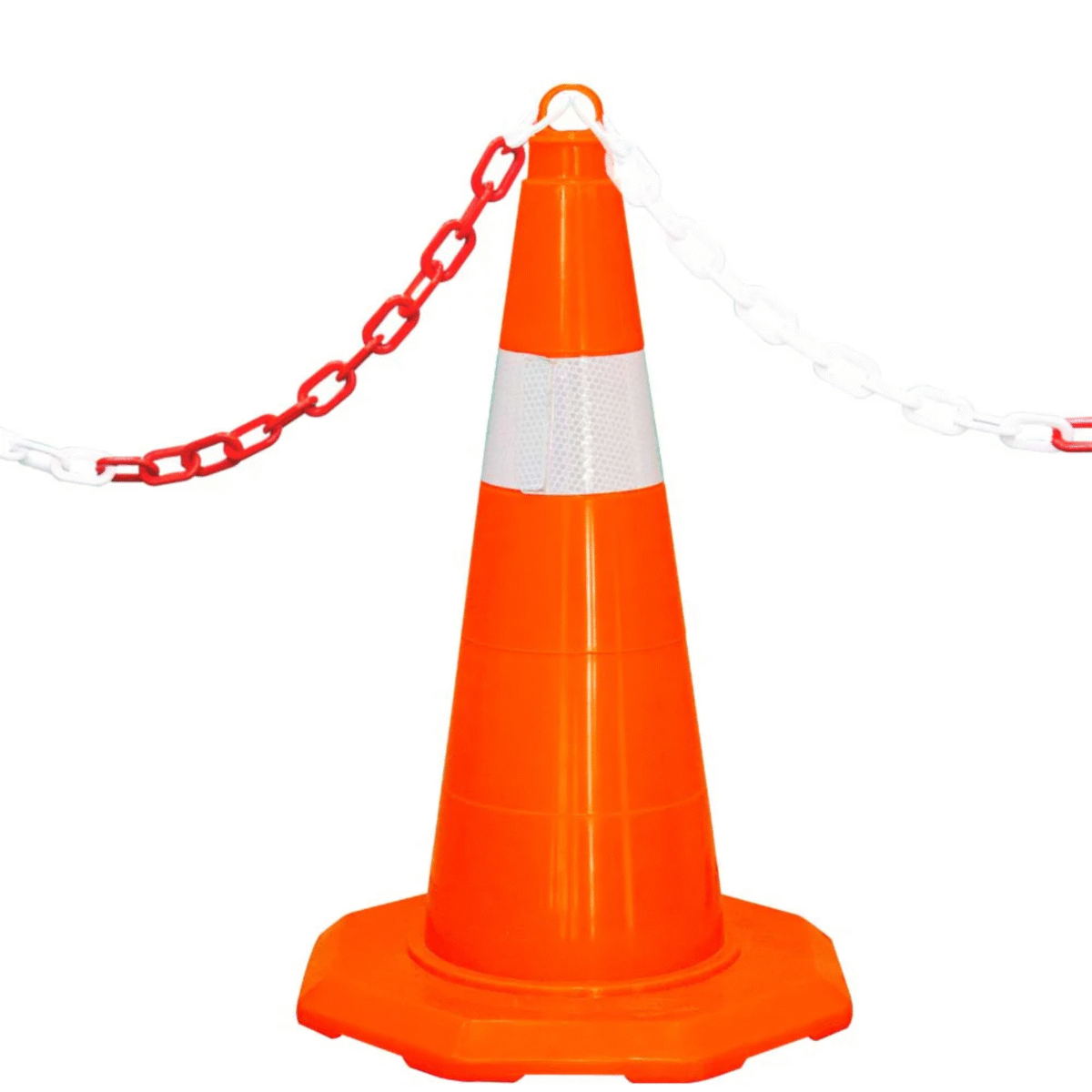 Traffic Cone 50 MM for Safety  Unbreakable Full Soft PVC Reflective Traffic Cone