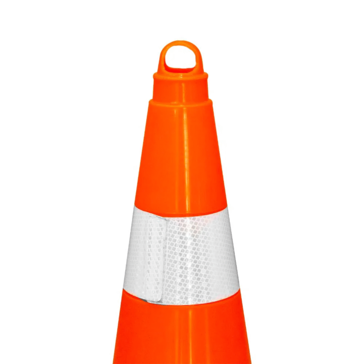 Traffic Cone 50 MM for Safety  Unbreakable Full Soft PVC Reflective Traffic Cone