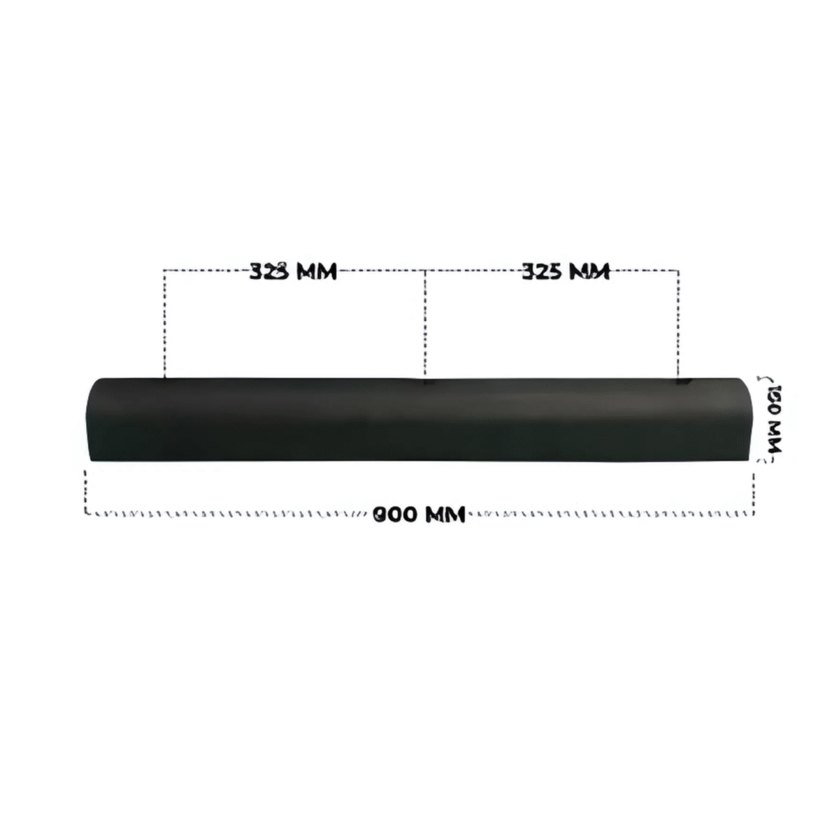Wall Fender D Type Rubber Wall Protector 900x100x100 AHSL-CH12061