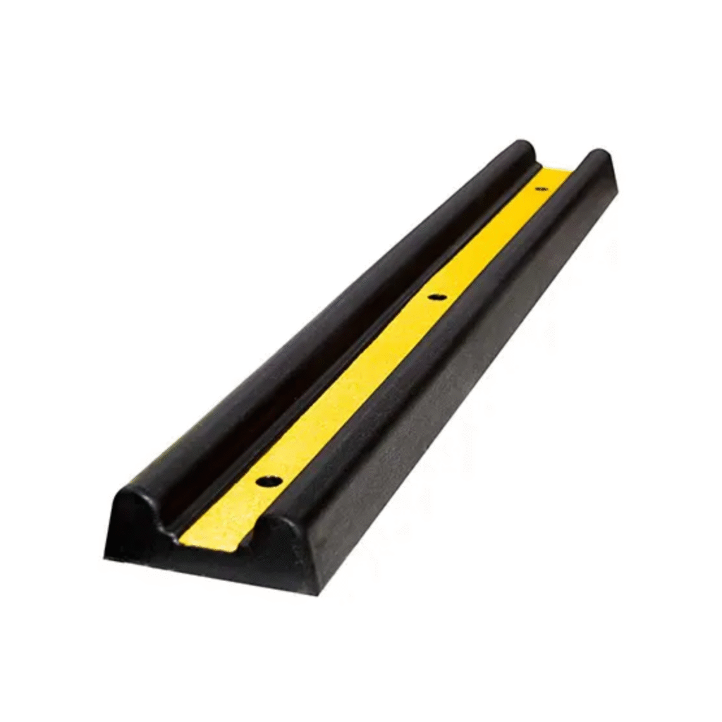 Wall Guard Rubber Wall Protector with Yellow Reflector 1000x150x50 AHSL-CH 12102