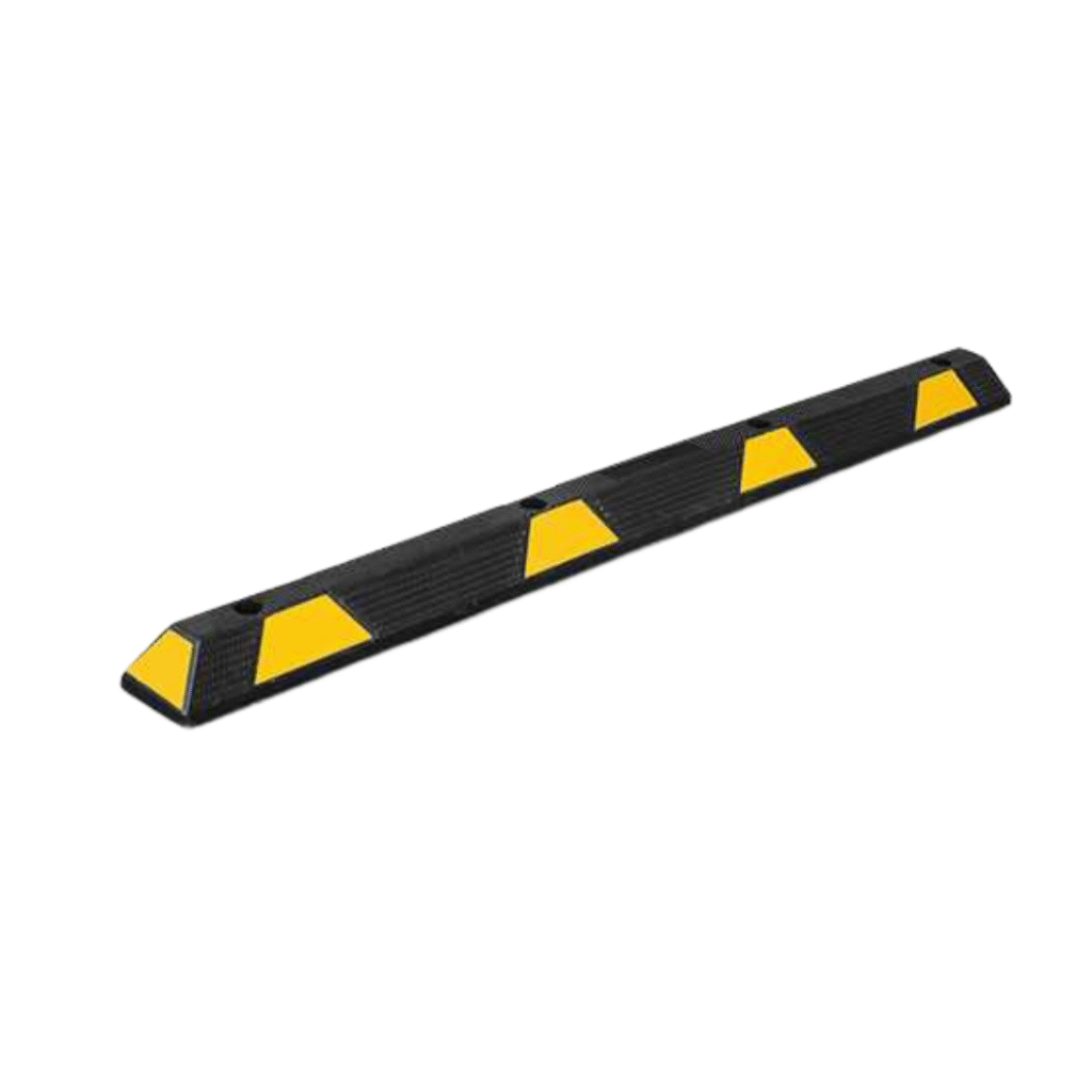 Wheel Stopper Rubber with Reflective Stripes 2000MM AHSL-CH 20009