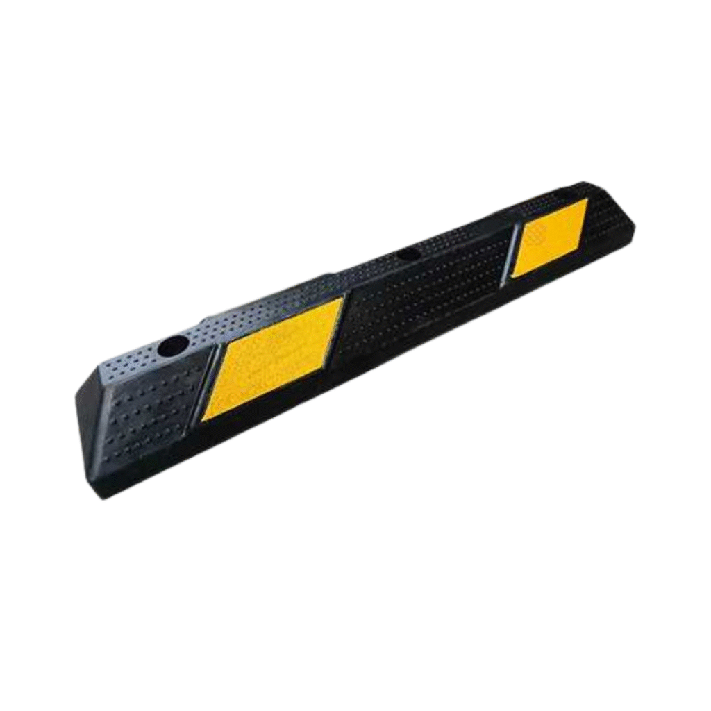 Wheel Stopper Rubber with Reflective Stripes 90cm AHSL-CH 20005