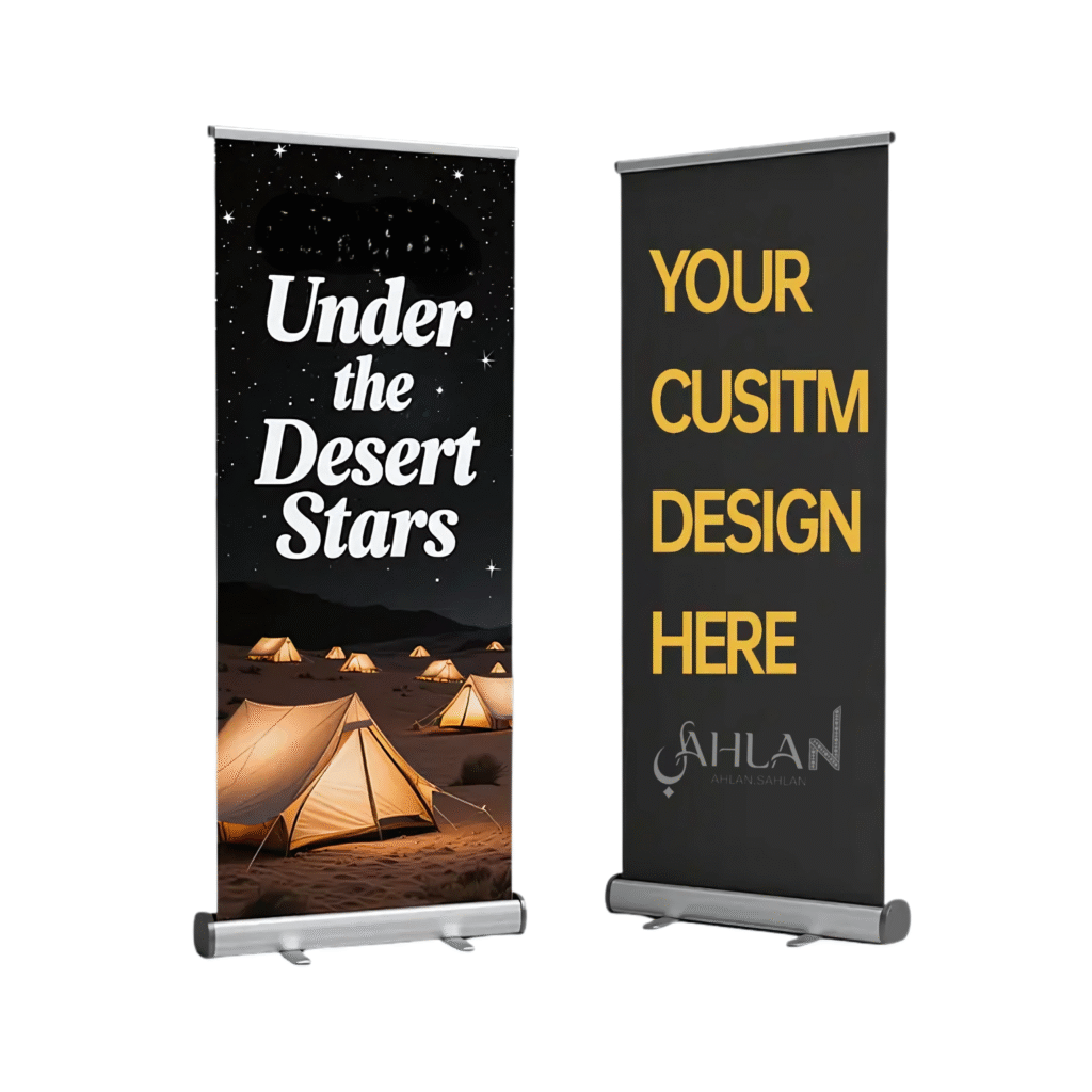 This Is Rollup Banner With Printing We offering with printing of 85x200cm (Print Area: 85x200cm, View Area: 85x200cm)